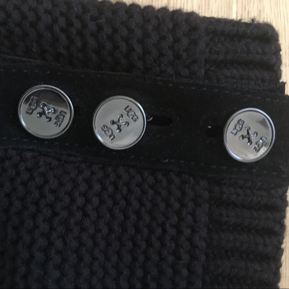 UGG black purl knit boots - Picture 7 of 8
